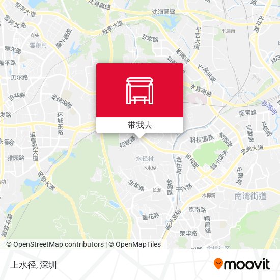 上水径地图