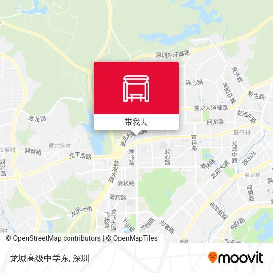 龙城高级中学东地图