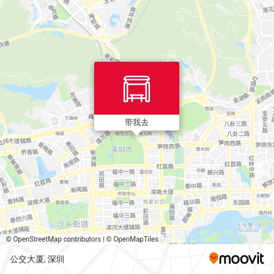 公交大厦地图