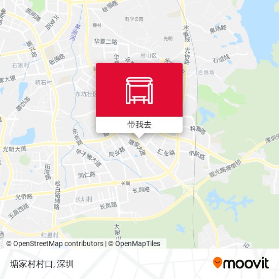 塘家村村口地图