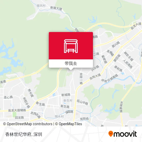 香林世纪华府地图