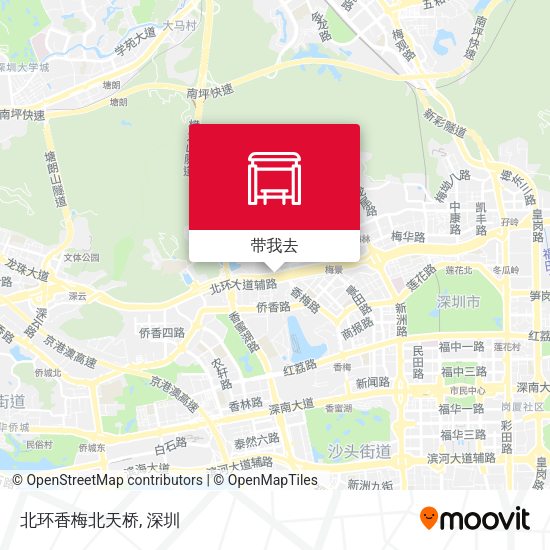北环香梅北天桥地图