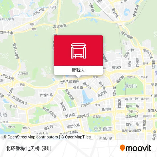 北环香梅北天桥地图