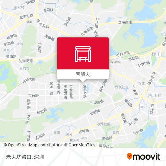 老大坑路口地图