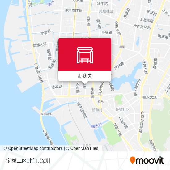 宝桥二区北门地图