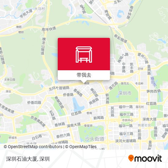 深圳石油大厦地图