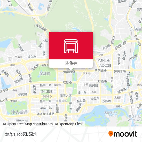 笔架山公园地图