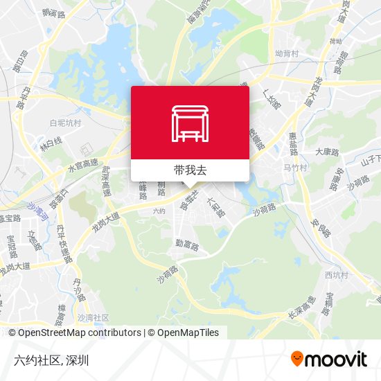 六约社区地图