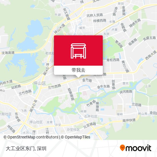 大工业区东门地图