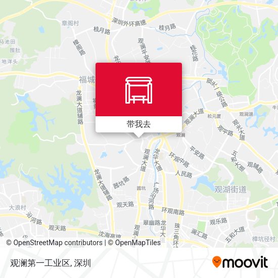 观澜第一工业区地图