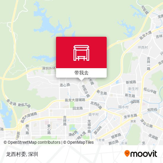 龙西村委地图