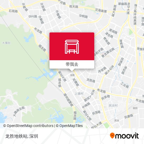 龙胜地铁站地图