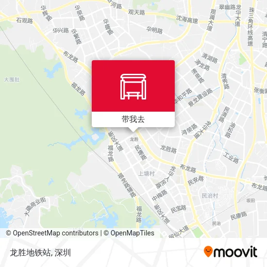 龙胜地铁站地图
