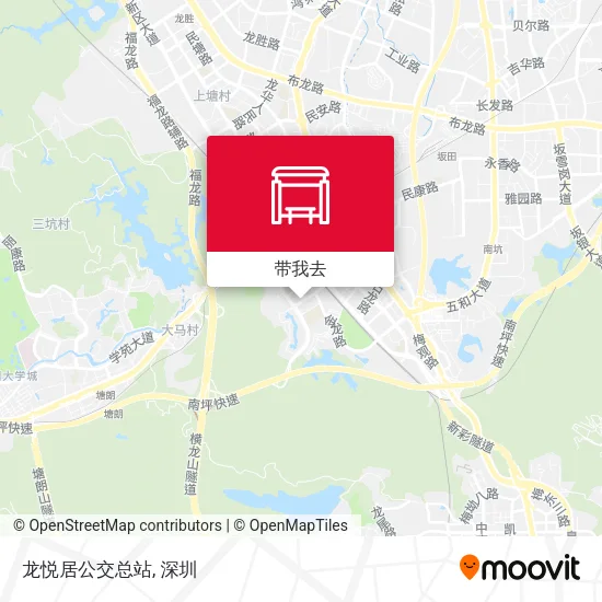 龙悦居公交总站地图