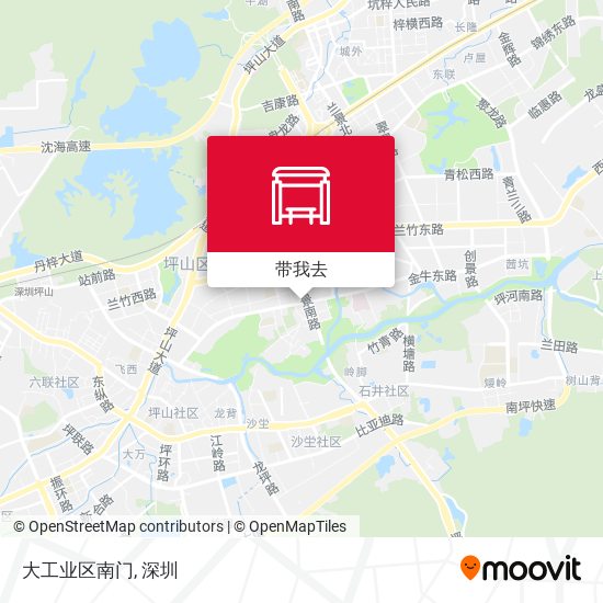 大工业区南门地图