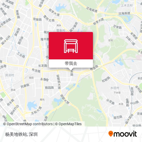 杨美地铁站地图