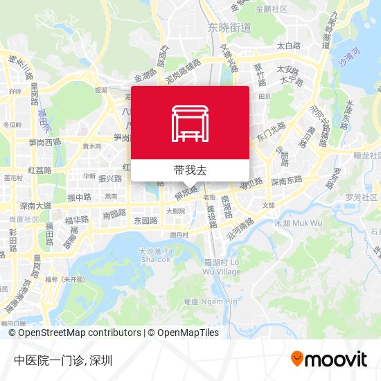 中医院一门诊地图