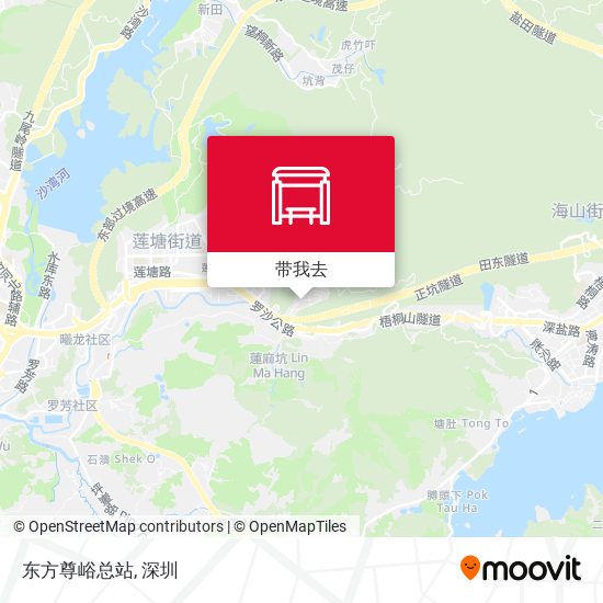 东方尊峪总站地图