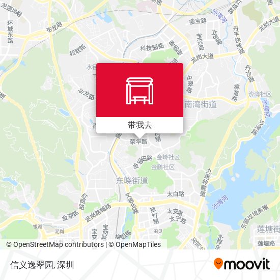 信义逸翠园地图