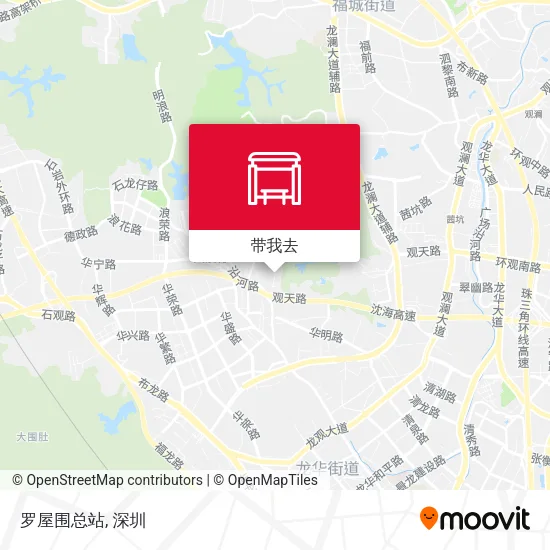 罗屋围总站地图