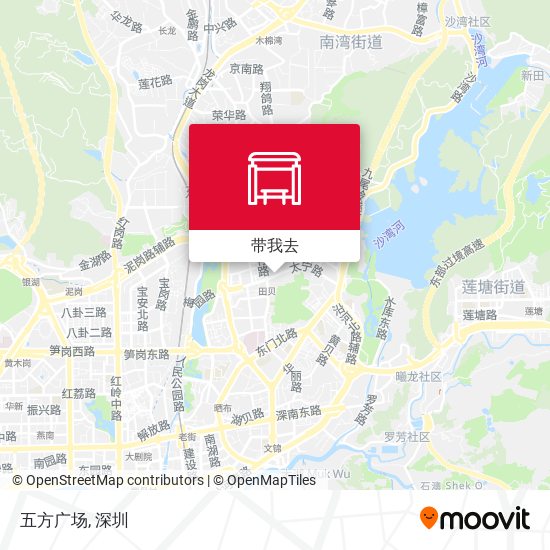 五方广场地图