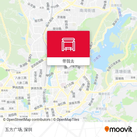五方广场地图