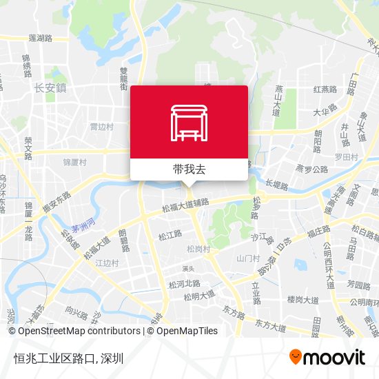 恒兆工业区路口地图