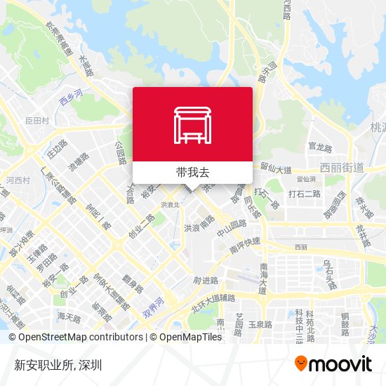 新安职业所地图