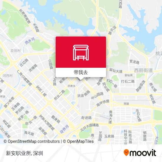 新安职业所地图