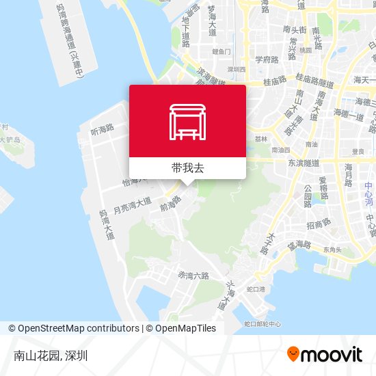 南山花园地图