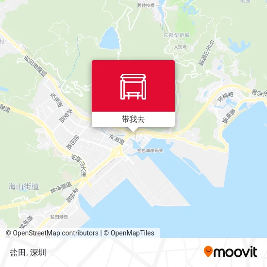 盐田地图