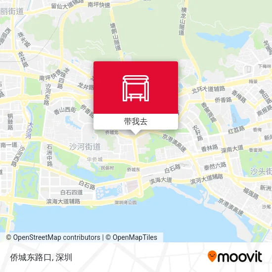 侨城东路口地图