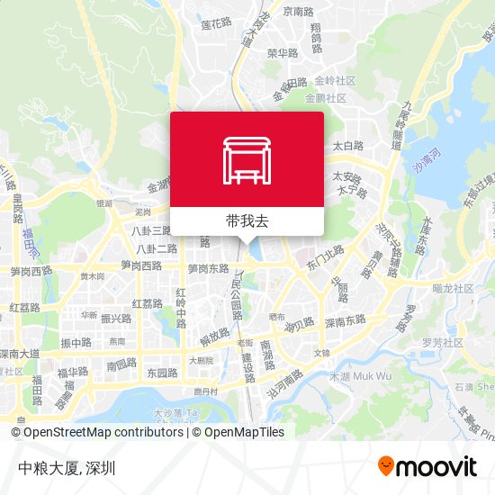 中粮大厦地图