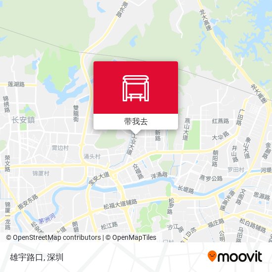 雄宇路口地图