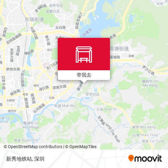 新秀地铁站地图