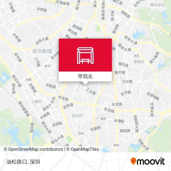 油松路口地图