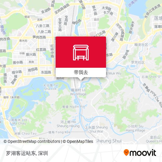 罗湖客运站东地图