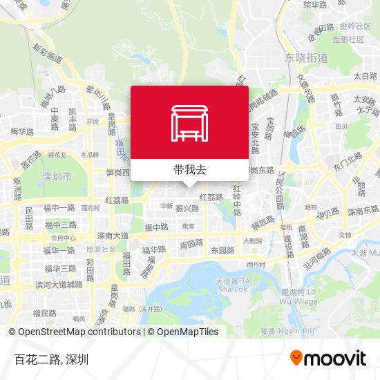 百花二路地图