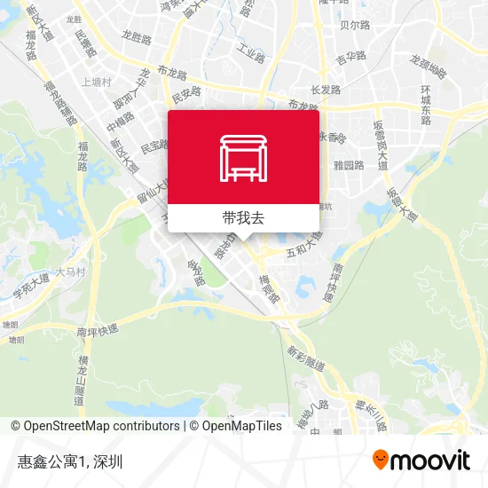 惠鑫公寓1地图