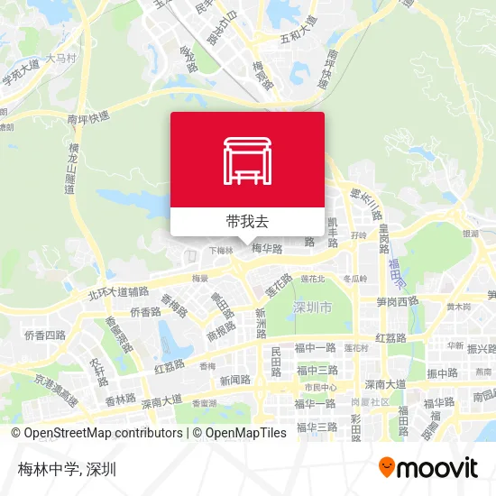 梅林中学地图
