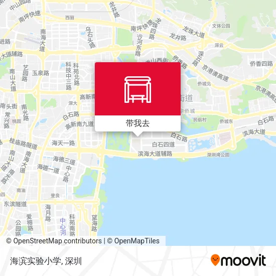 海滨实验小学地图