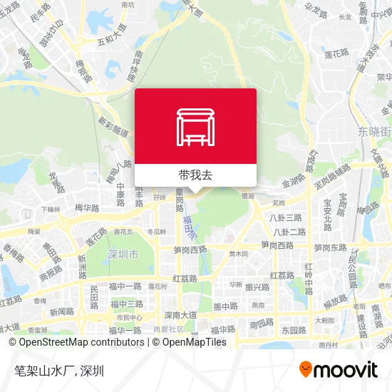 笔架山水厂地图
