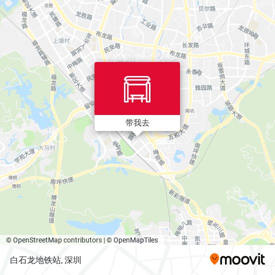 白石龙地铁站地图