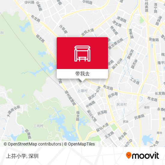上芬小学地图