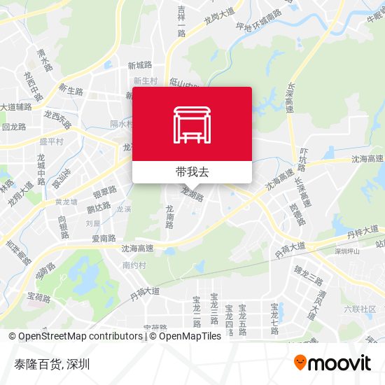 泰隆百货地图
