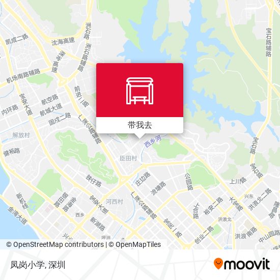 凤岗小学地图