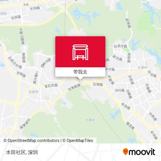水田社区地图