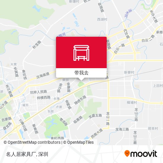 名人居家具厂地图