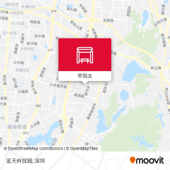 蓝天科技园地图