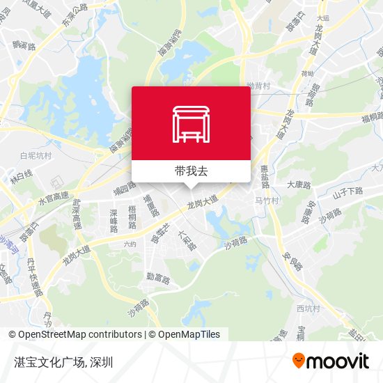 湛宝文化广场地图